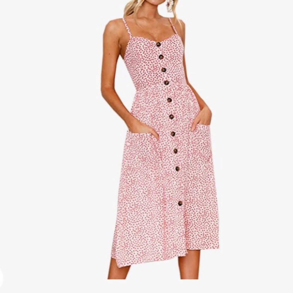 Angashion Floral Dress